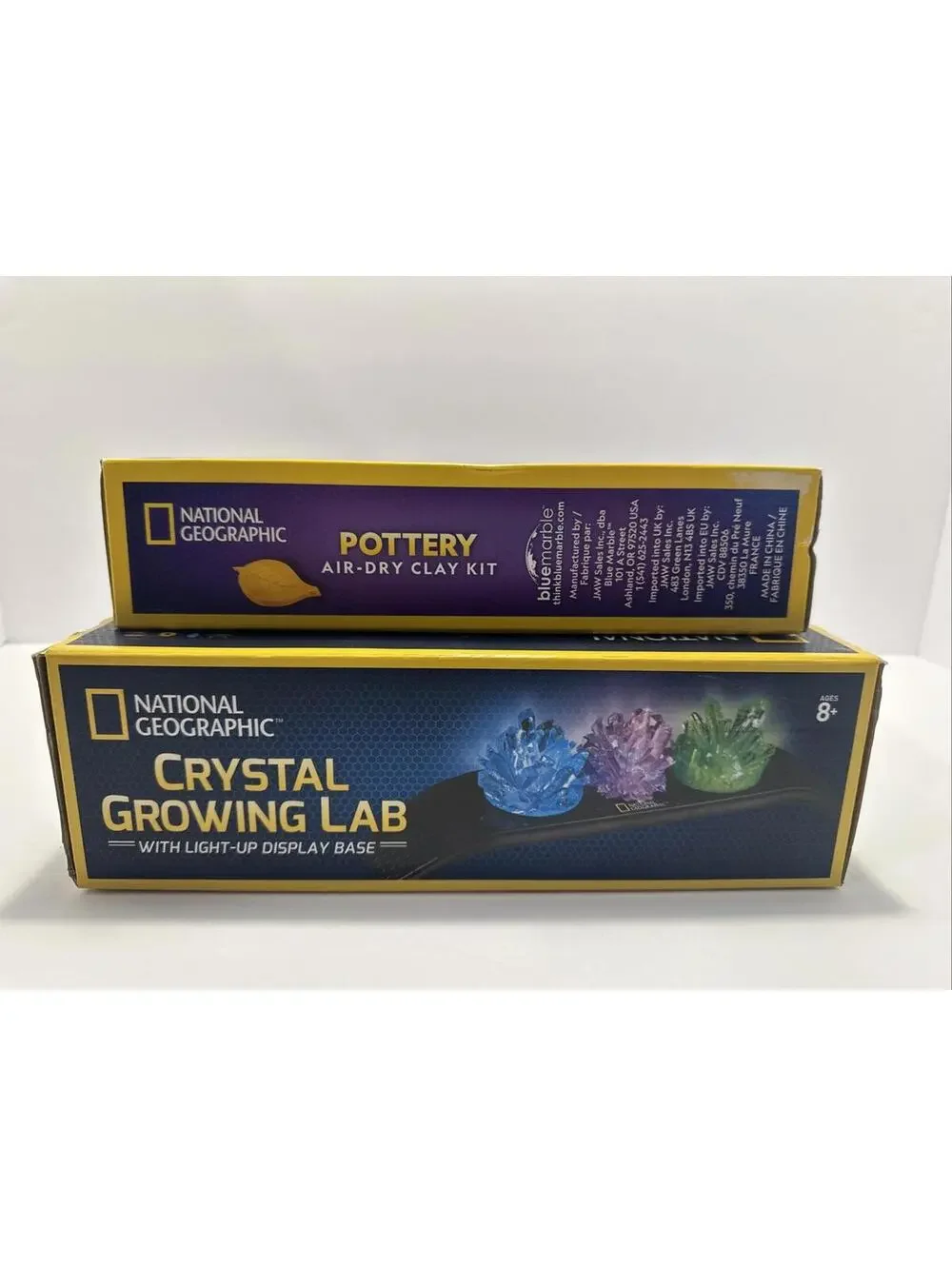 National Geographic Crystal Growing & Pottery stem crafts **New In Box**